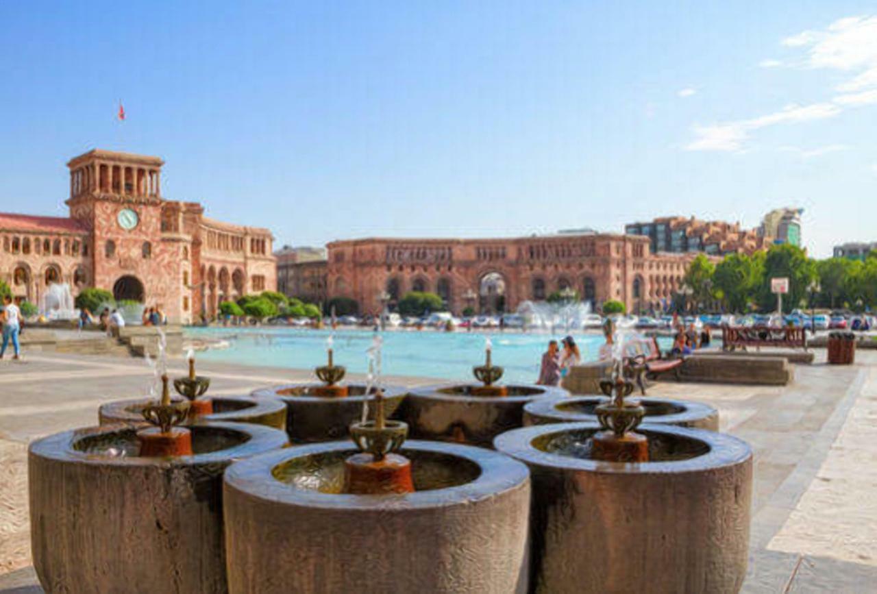 Luxury Apartment With Jacuzzi On Republic Square Erivan Dış mekan fotoğraf